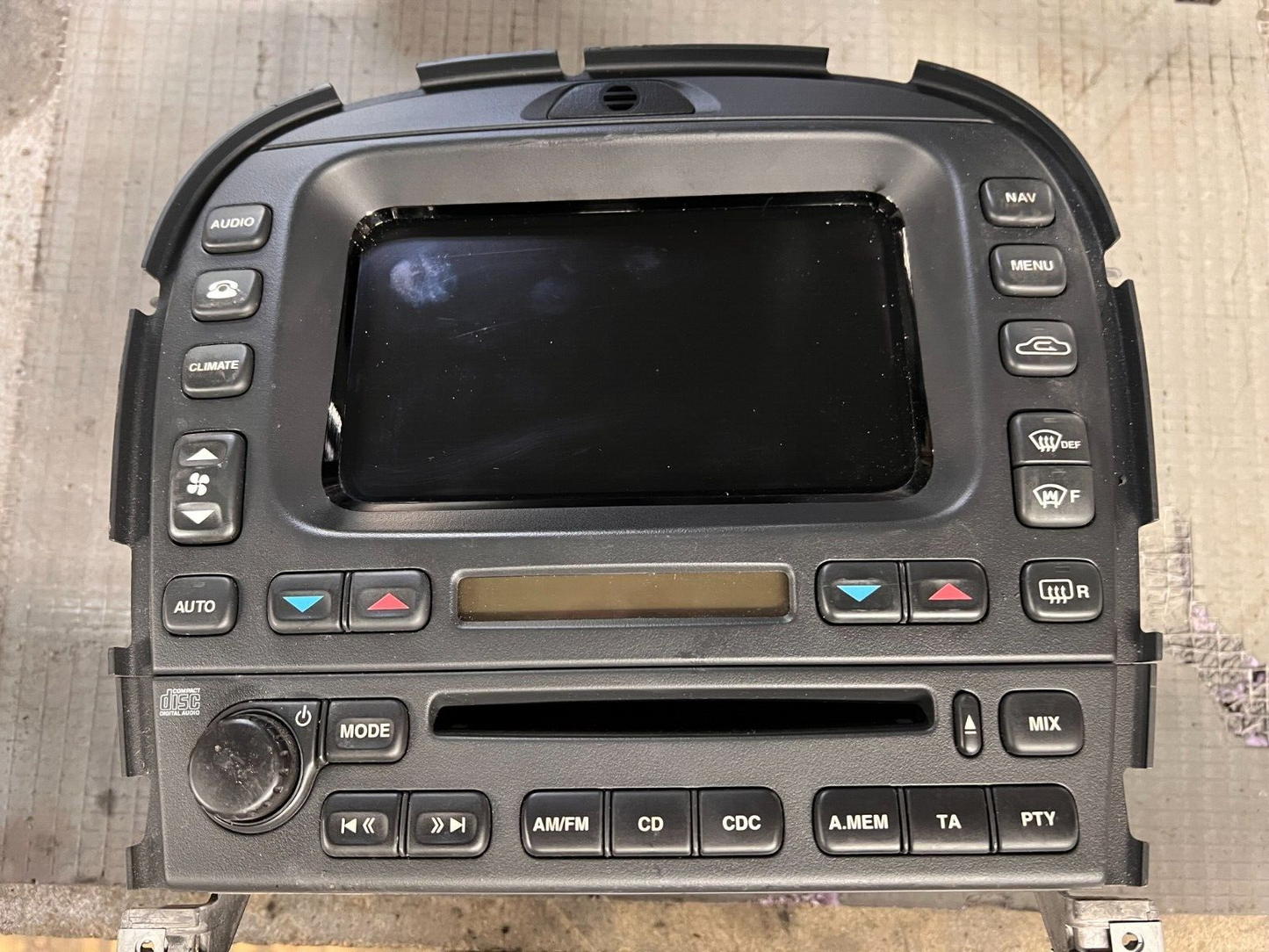 JAGUAR S-TYPE RADIO HEAD UNIT NO CODE 2R83-10E877-BJ/AJ