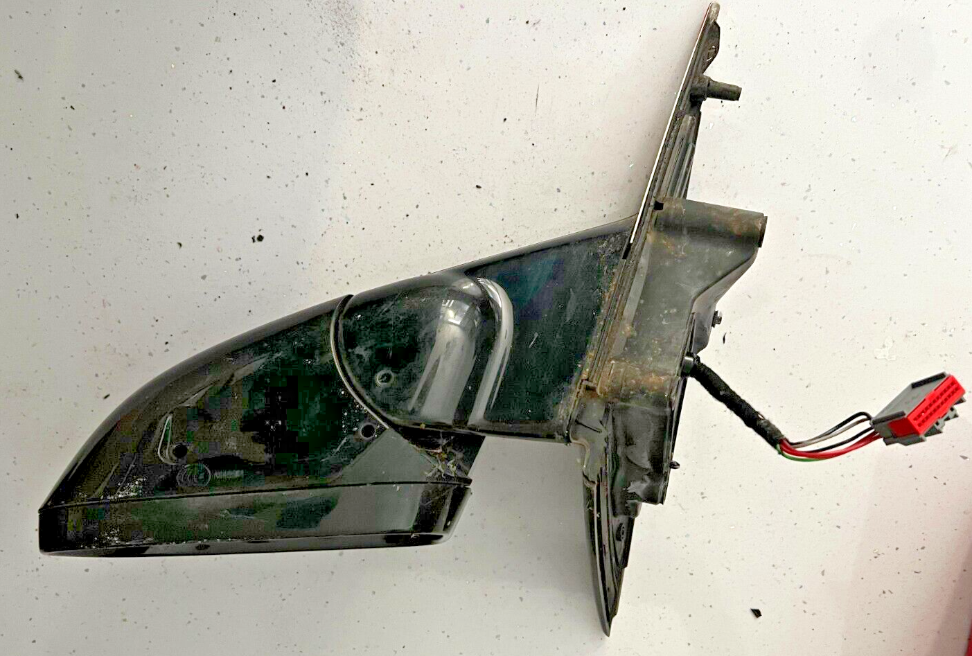 JAGUAR XF X250 -Drivers O/S Door Wing Mirror FACELIFT 6 wires into plug