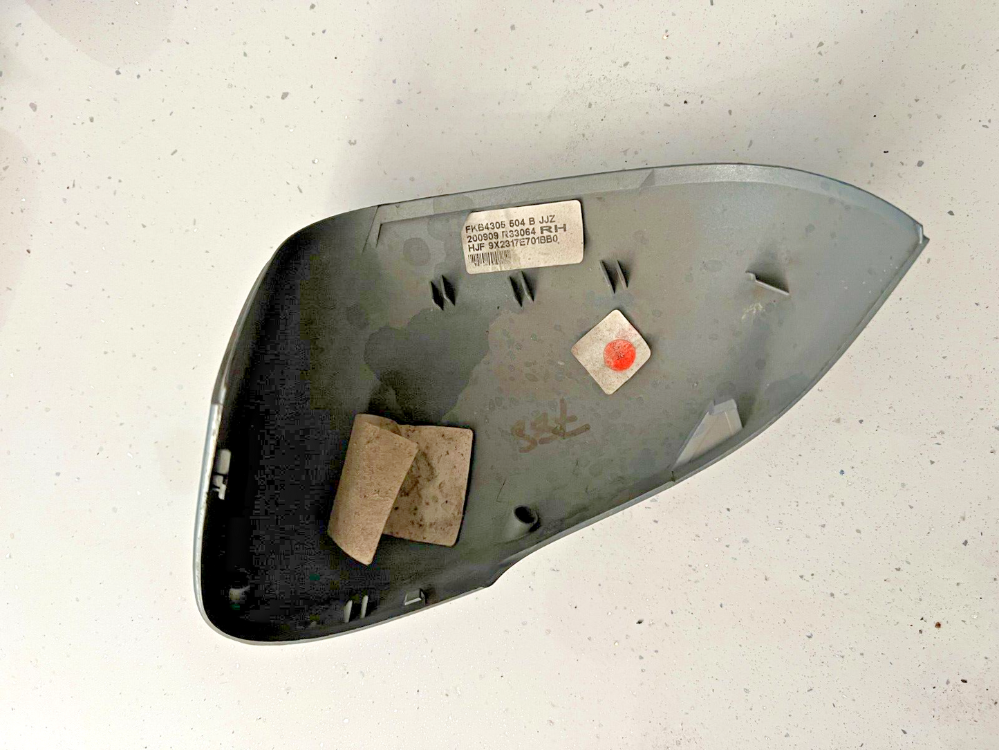 JAGUAR XF X250 RIGHT DRIVERS SIDE WING MIRROR COVER/HOUSING JJZ