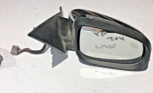 JAGUAR XF X250 DOOR WING MIRROR O/S DRIVERS 16 WIRE POWERFOLD ,PUDDLE LIGHT