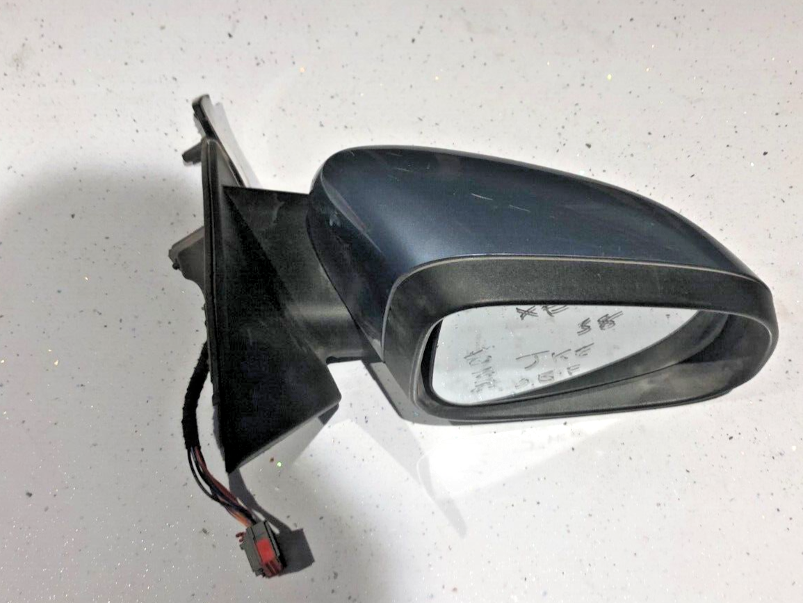 Jaguar XF X250 O/S DRIVERS DOOR WING MIRROR 10 WIRES -BLUE (JKE)