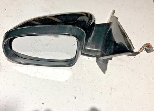 JAGUAR XF X250 PASSENGERS N/S DOOR WING MIRROR WITH HOUSING FACELIFT BLACK 8 WIRES