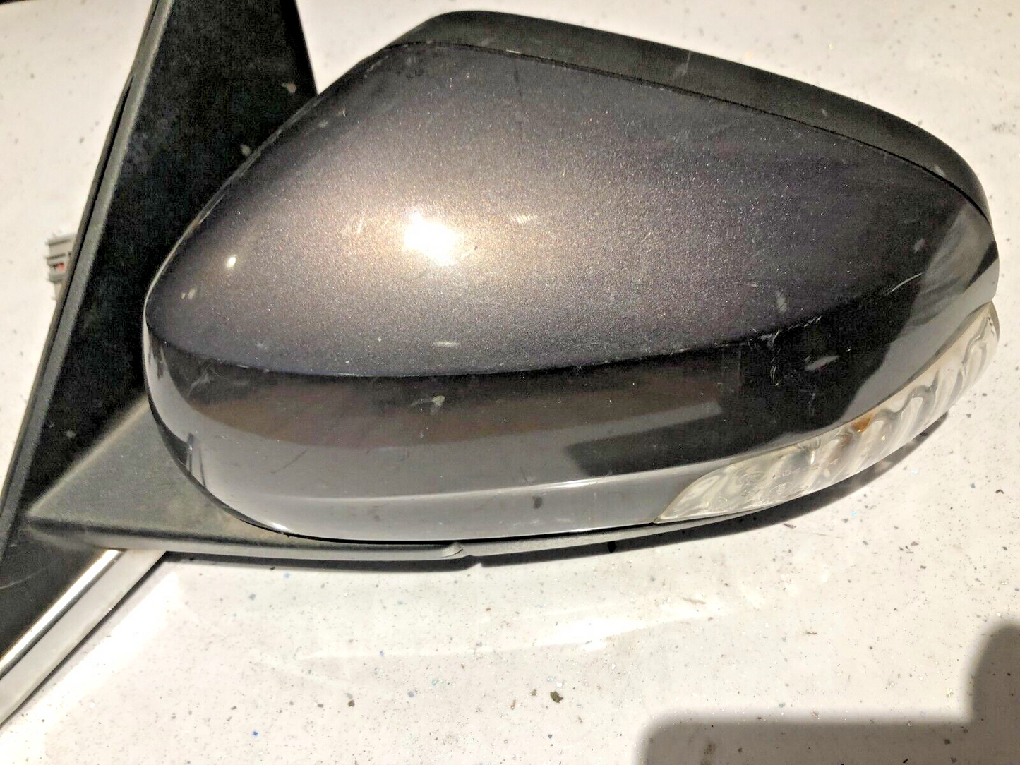 JAGUAR XF X250 Passenger N/S Door Wing Mirror, Manual Fold,8 Wires, Purple.