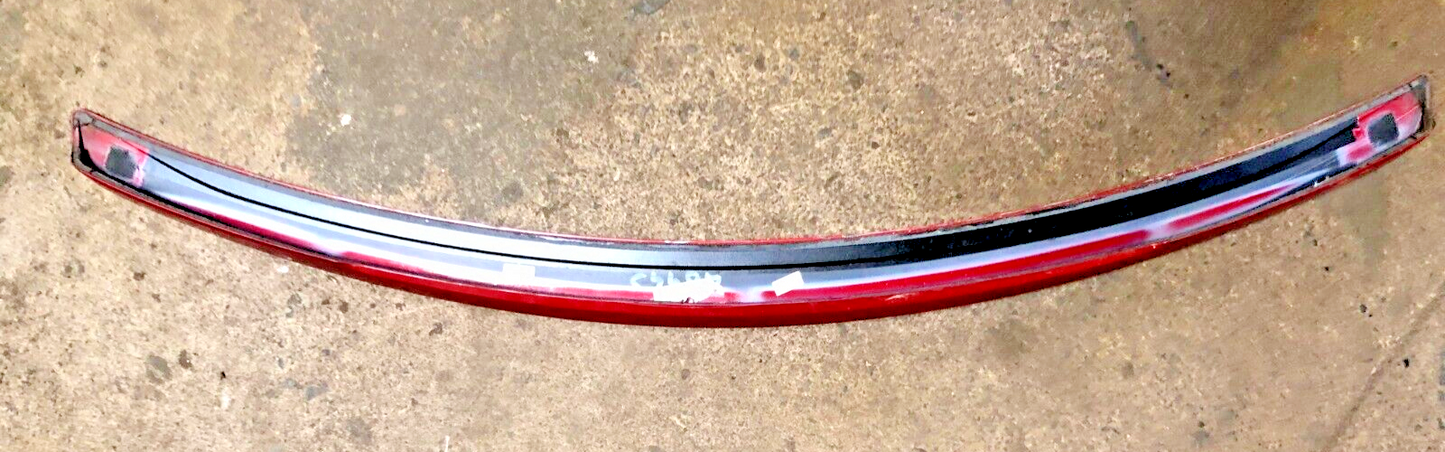 JAGUAR XF SALOON 4D REAR BOOT SPOILER LIP WING RED