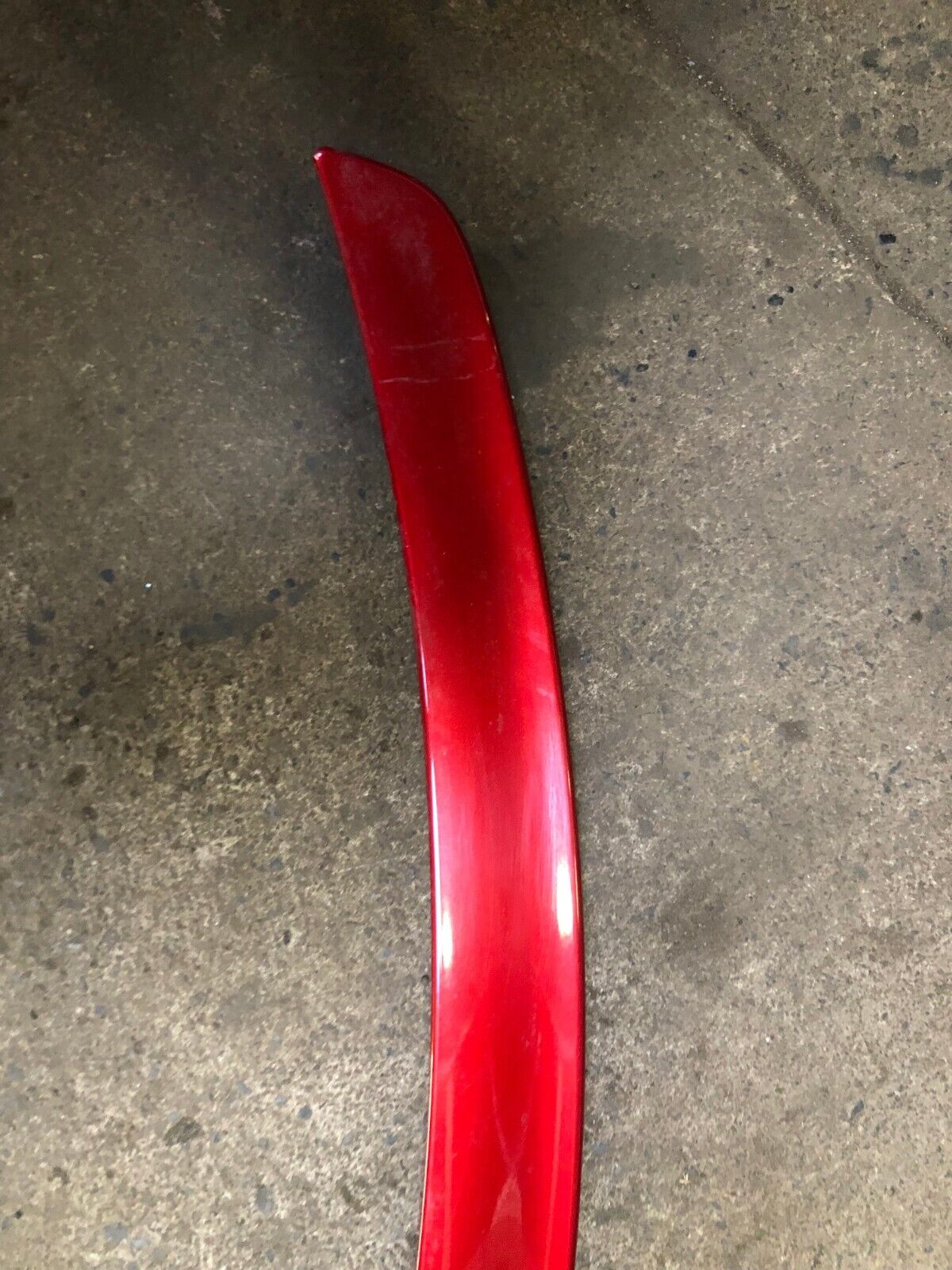 JAGUAR XF SALOON 4D REAR BOOT SPOILER LIP WING RED