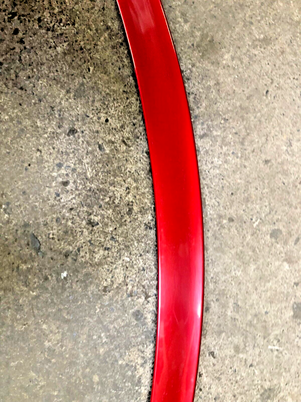 JAGUAR XF SALOON 4D REAR BOOT SPOILER LIP WING RED