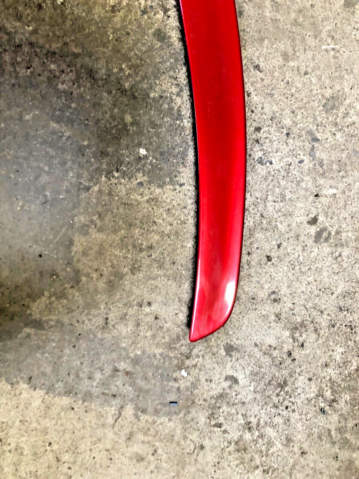 JAGUAR XF SALOON 4D REAR BOOT SPOILER LIP WING RED