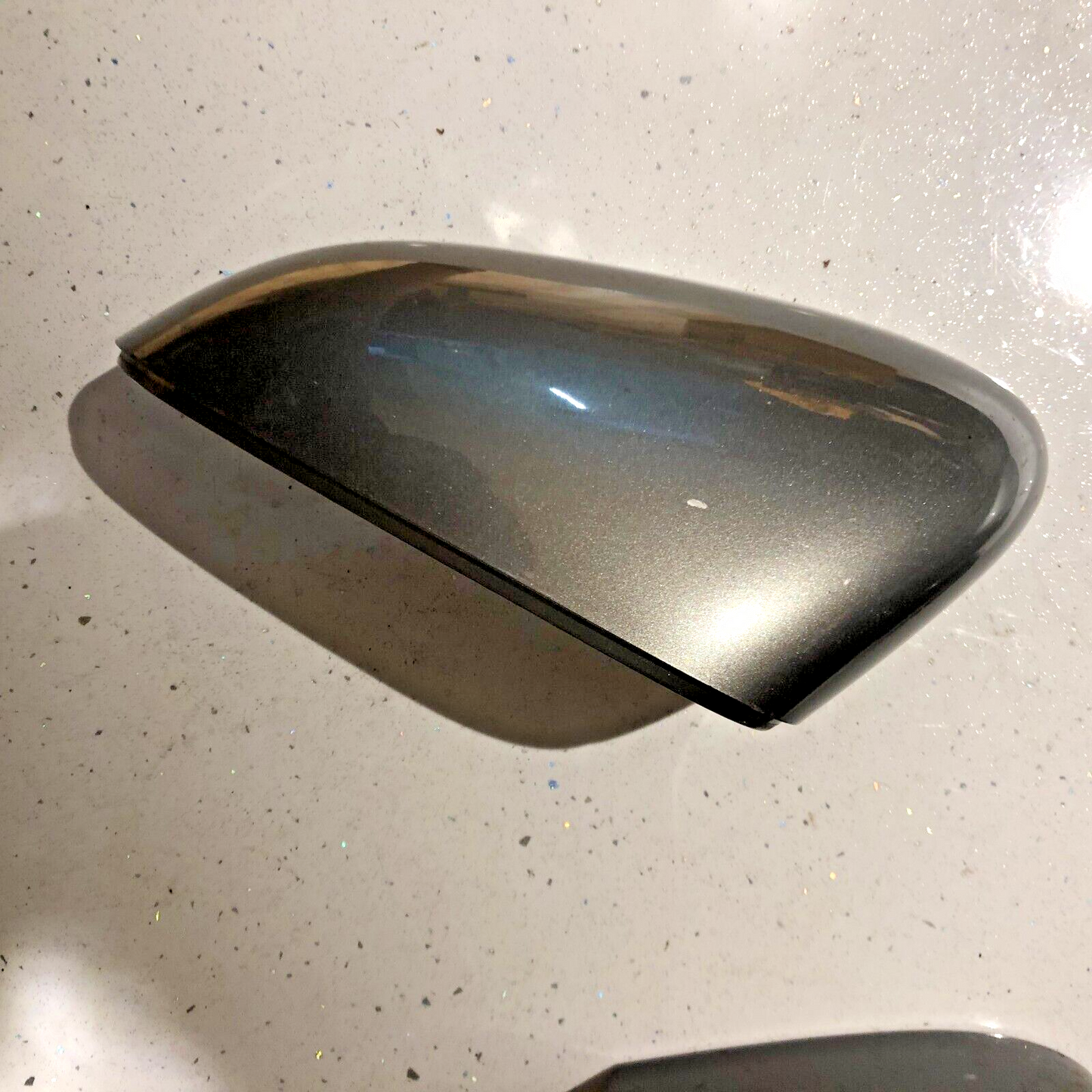 JAGUAR XF X250 PASSENGER N/S DOOR WING MIRROR COVER/HOUSING SILVER (LMR)