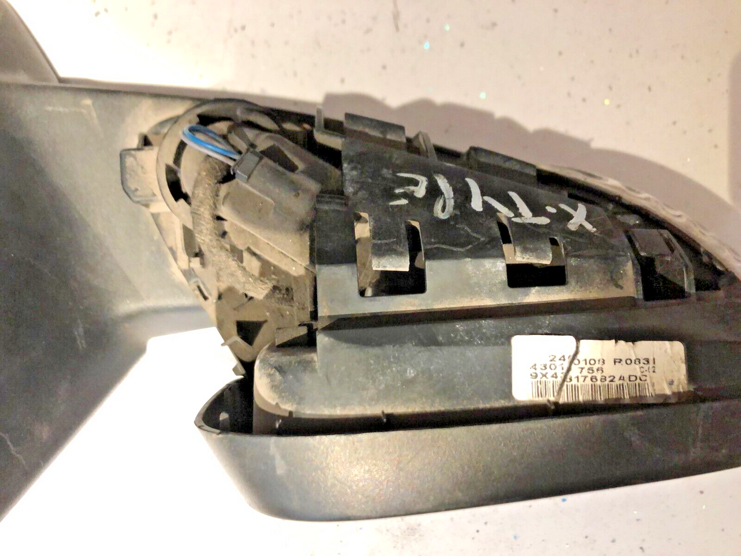 JAGUAR X TYPE DRIVERS O/S  DOOR WING MIRROR 9 WIRE POWERFOLD