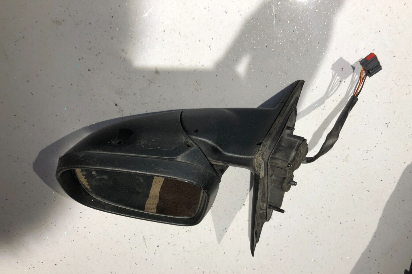 JAGUAR X TYPE FACELIFT DRIVERS O/S  DOOR WING MIRROR 9 WIRE POWERFOLD FACELIFT