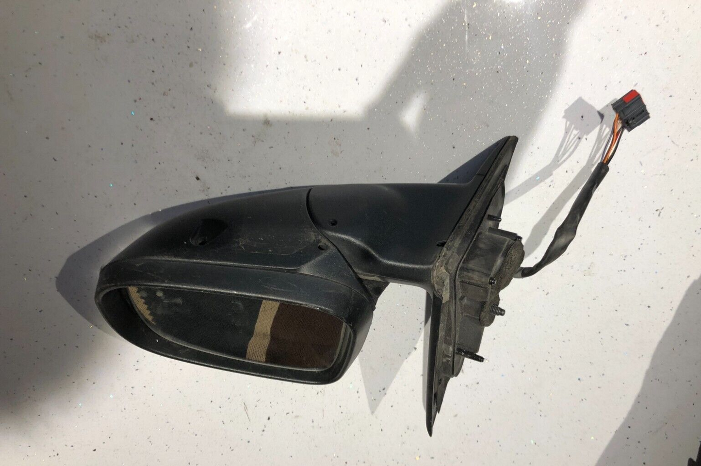 JAGUAR X TYPE DRIVERS O/S  DOOR WING MIRROR 9 WIRE POWERFOLD