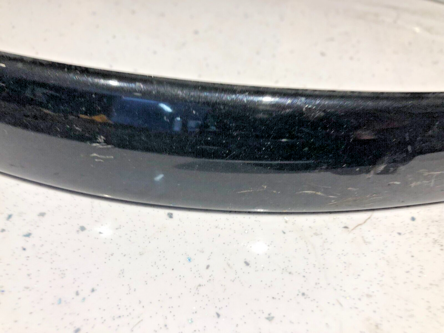 JAGUAR X-TYPE Front Bumper Moulding Trim BLACK PAIR