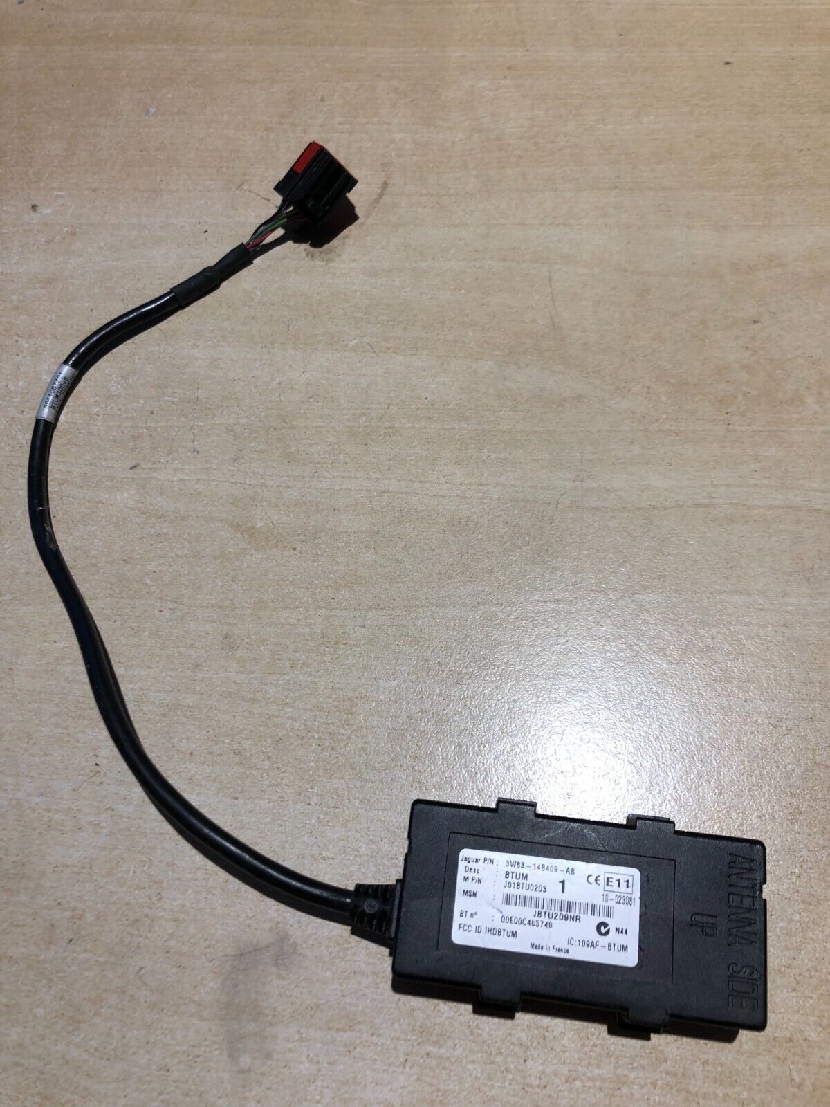 JAGUAR S-TYPE BLUETOOTH CONTROL UNIT ECU 3W83-14B409-AB 2004 - 2007