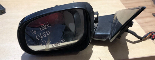 JAGUAR XF X260 N/S PASSENGER WING MIRROR -POWER FOLDING ,PUDDLE LIGHT, 12 WIRES FACELIFT