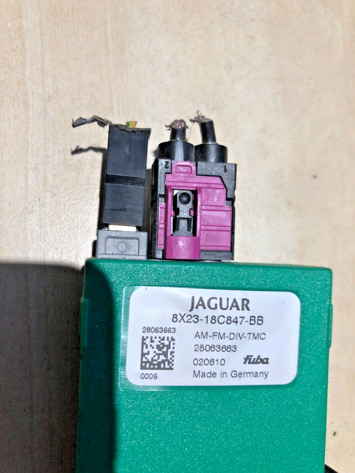 JAGUAR XF X250 2010 AERIAL ANTENNA AMPLIFIER AMP 8X23-18C847-BB