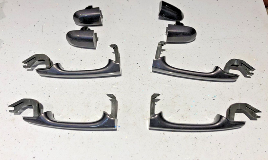 JAGUAR XF X250 -SET OF FRONT/REAR EXTERIOR DOOR HANDLES & BEZELS/COVERS PURPLE