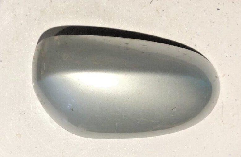 JAGUAR  X TYPE DRIVER  DOOR WING MIRROR COVER SILVER/GREY