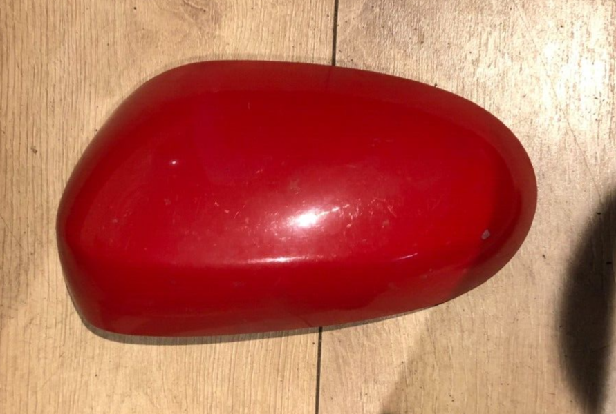 JAGUAR  X TYPE PASSENGER N/S DOOR WING MIRROR COVER RED