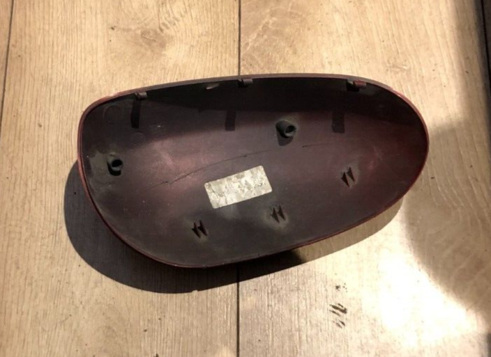 JAGUAR  X TYPE X400 PASSENGER N/S DOOR WING MIRROR COVER DARK RED