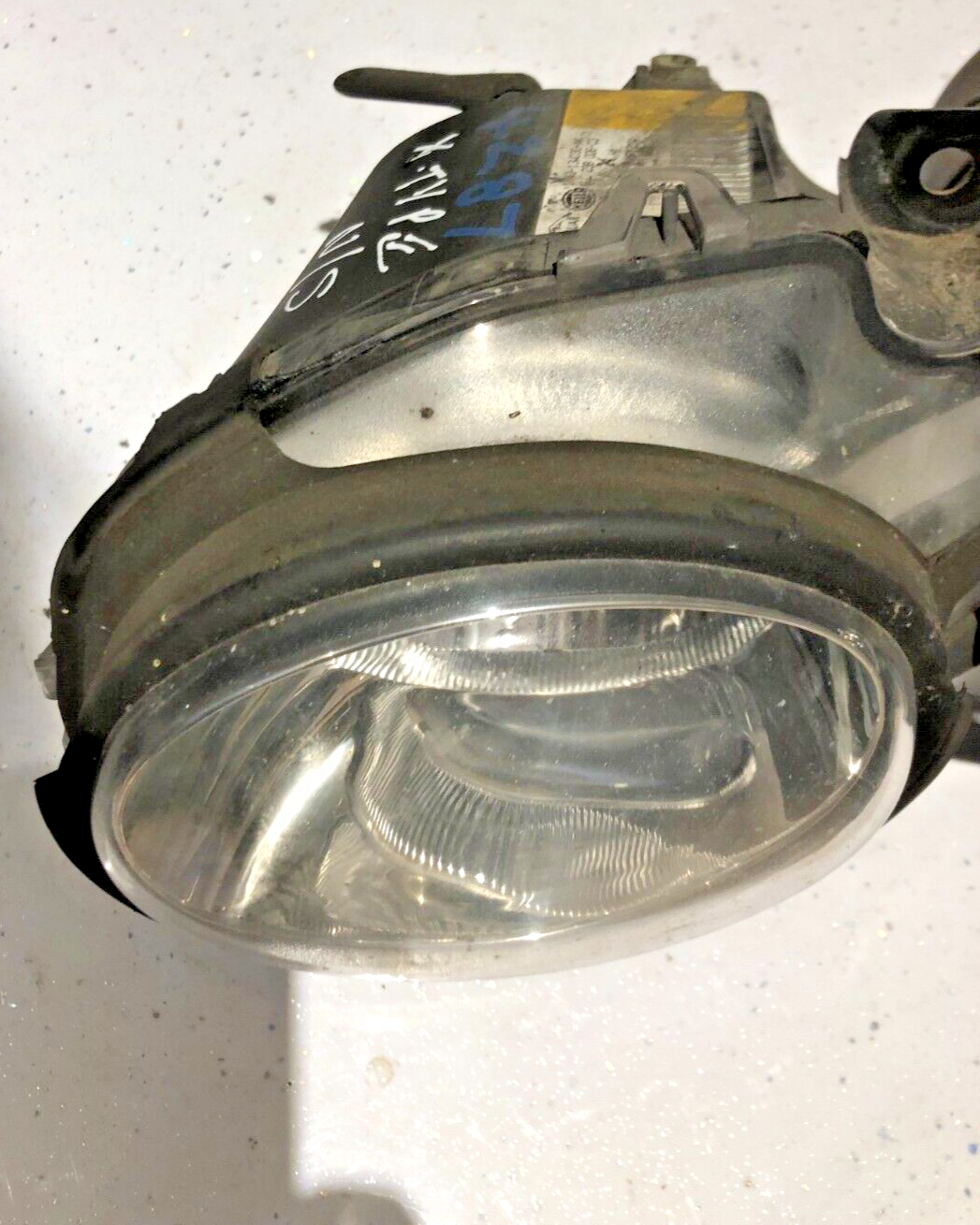 JAGUAR X-TYPE LEFT PASSENGER SIDE HEADLIGHT/LAMP WITH NEW ABS ADJUSTERS FITTED