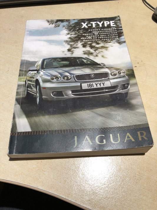 Jaguar X-Type Owners Handbook Manual 08-11 Instruction Book