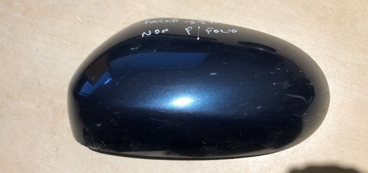 JAGUAR  X/S-TYPE / XJ / XK N/S PASSENGER WING MIRROR COVER/HOUSING DARK BLUE