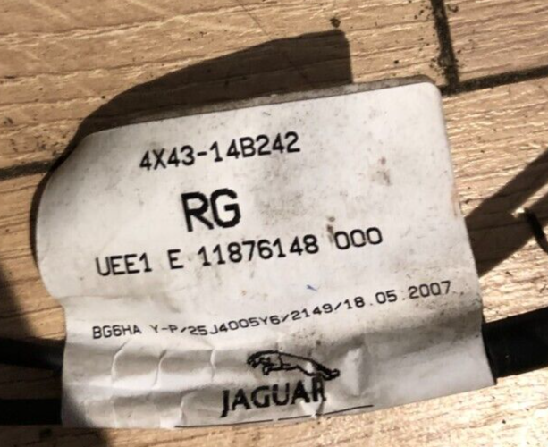 JAGUAR X-TYPE BOOT FIBRE OPTIC LINK 4X43-14B242-RG