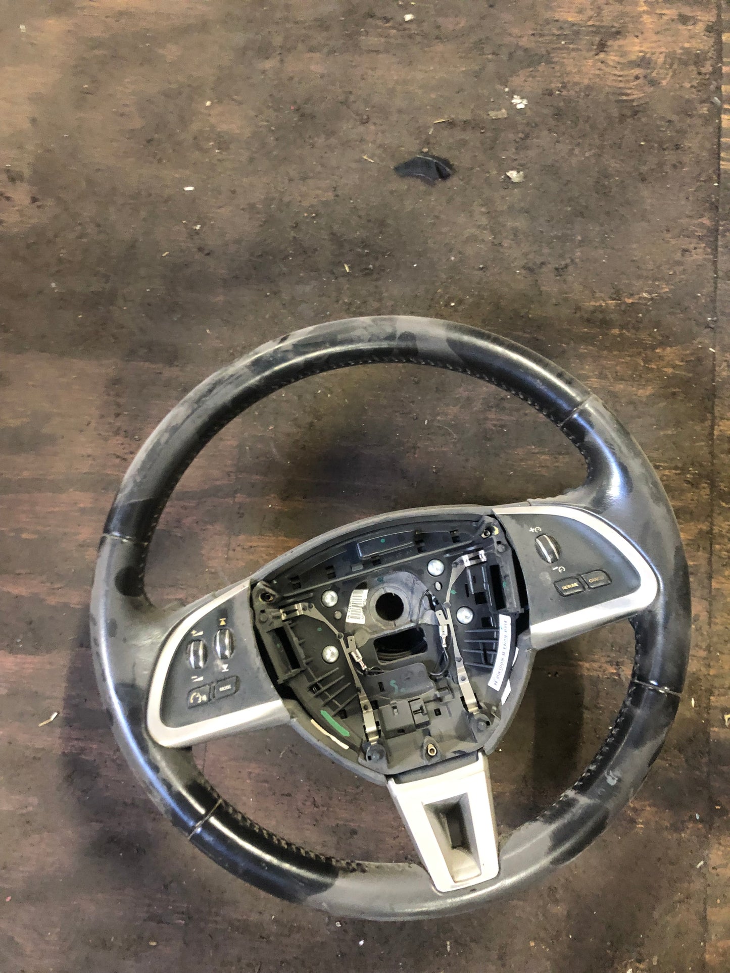 JAGUAR XF X250 2.2 D MULTIFUNCTION STEERING WHEEL CX23ABLEG