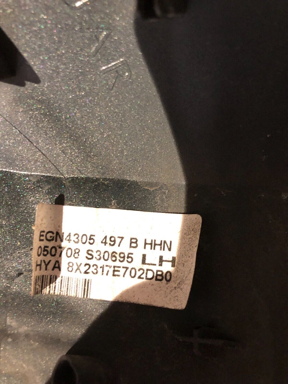 JAGUAR XF X250 DOOR WING MIRROR COVER HOUSING PAIR (HHN)2008-2009