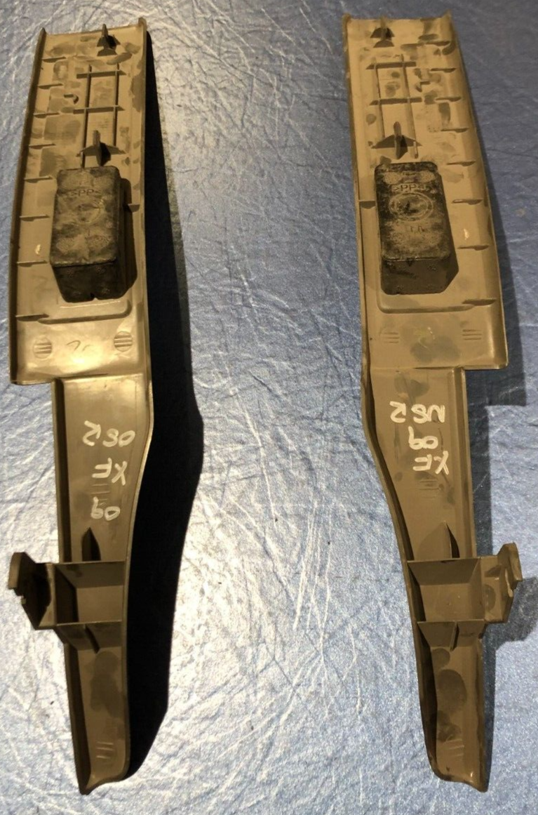 JAGUAR XF SILL ENTRY DOOR TRIM REAR PASSENGER SIDE grey pair
