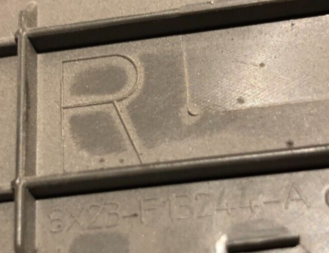 JAGUAR XF SILL ENTRY DOOR TRIM REAR PASSENGER SIDE grey pair