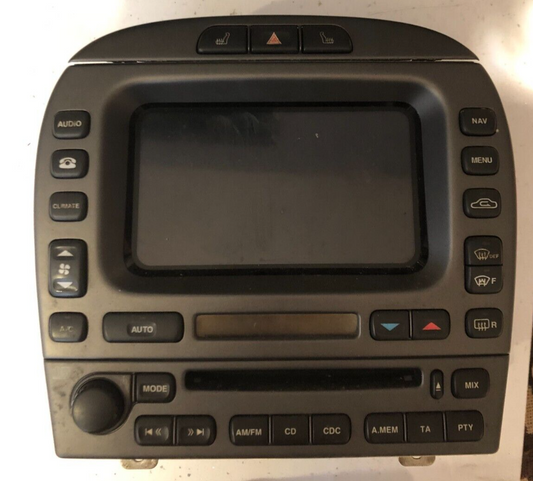 JAGUAR X-TYPE SAT NAV HEAD RADIO CD UNIT 1X43-10E889-GC