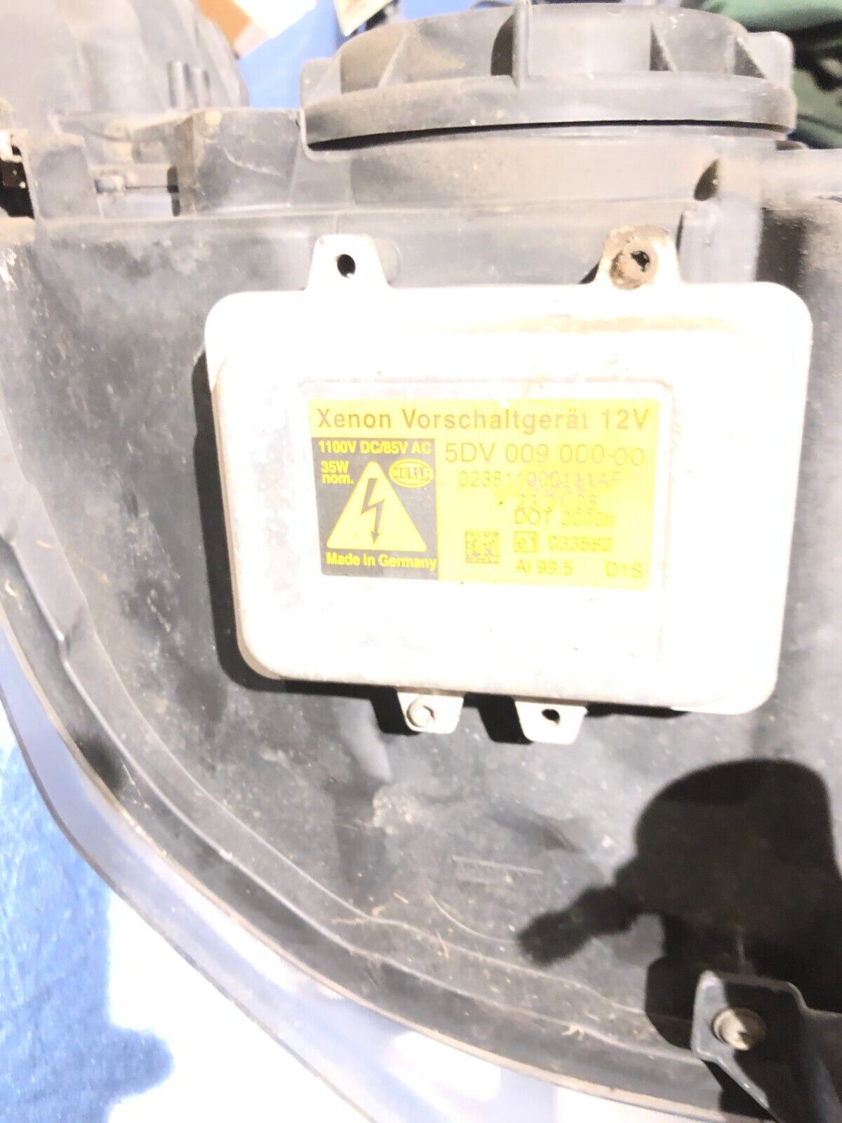 JAGUAR XF X250 2008-2011 XENON LEFT PASSENGER HEADLIGHT+BALLAST/HEADLIGHT JET