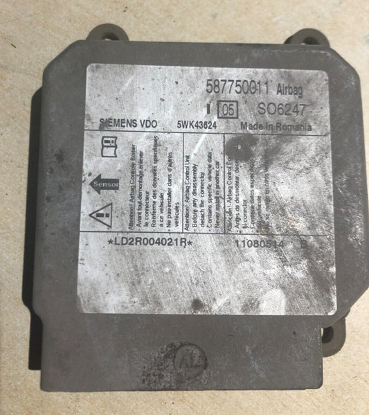 JAGUAR LDV MAXUS AIRBAG MODULE / ECU - 587750011