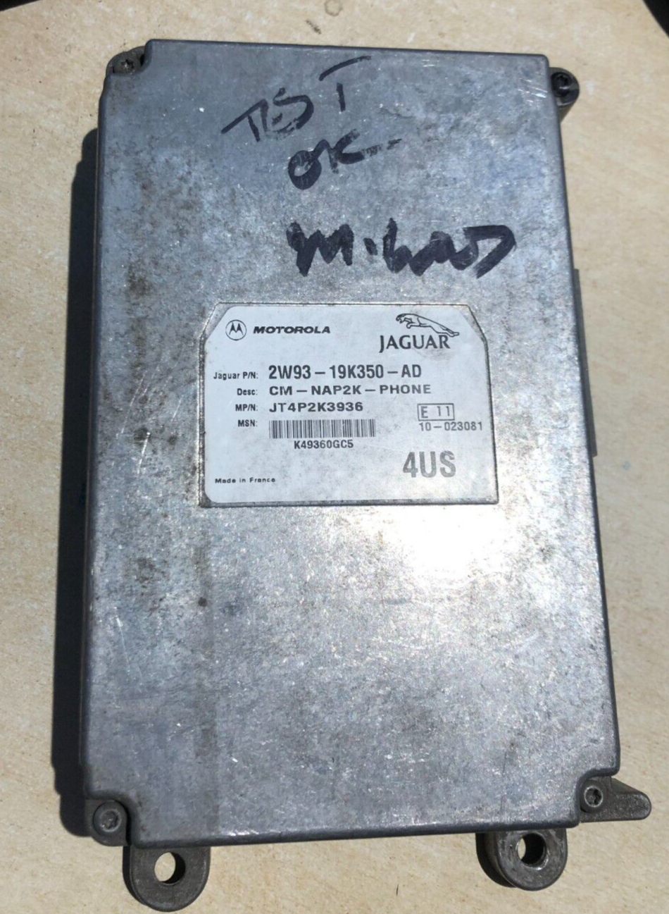 JAGUAR X/S-TYPE/XJ- BLUETOOTH TELEPHONE INTERFACE MODULE 2W93-19K350-AD
