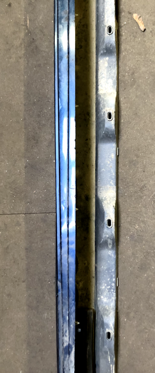 JAGUAR XF SPORT O/S & N/S SIDE SKIRT PAIR BLUE(JJX)
