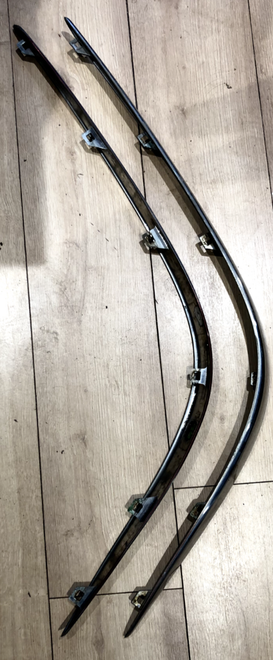 Jaguar X type rear Bumper Moulding Trim pair Chrome (LH+RH)