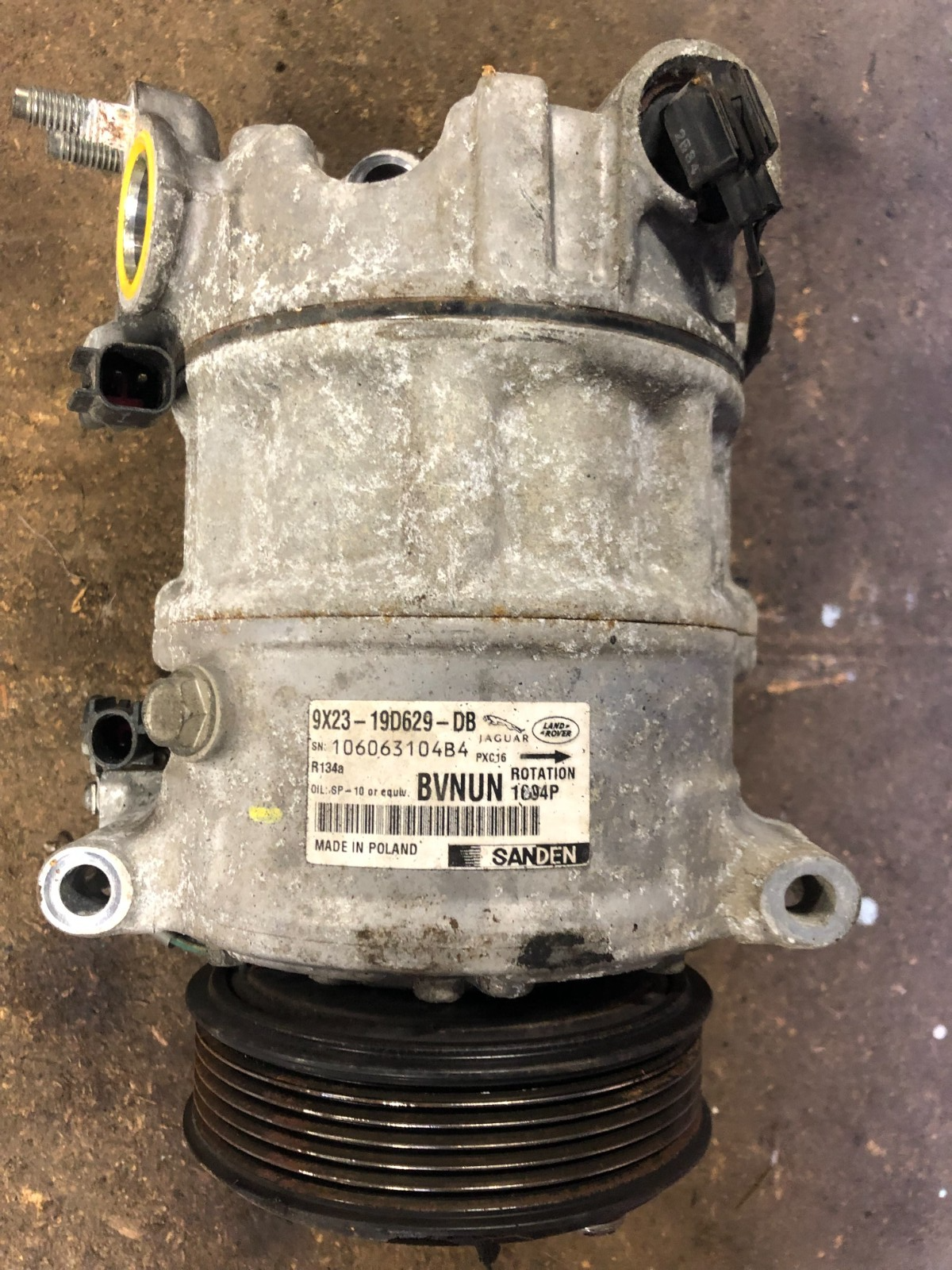 Jaguar XF / XJ X351 3.0d 2009-2015 AIR CONDITIONING COMPRESSOR / AIR CON PUMP