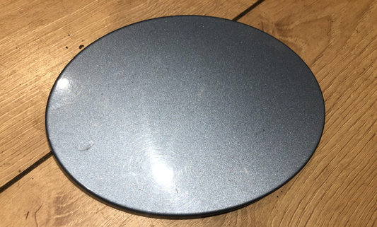 JAGUAR XF X250  FUEL TANK FILLER FLAP DOOR COVER LIGHT BLUE /SILVER