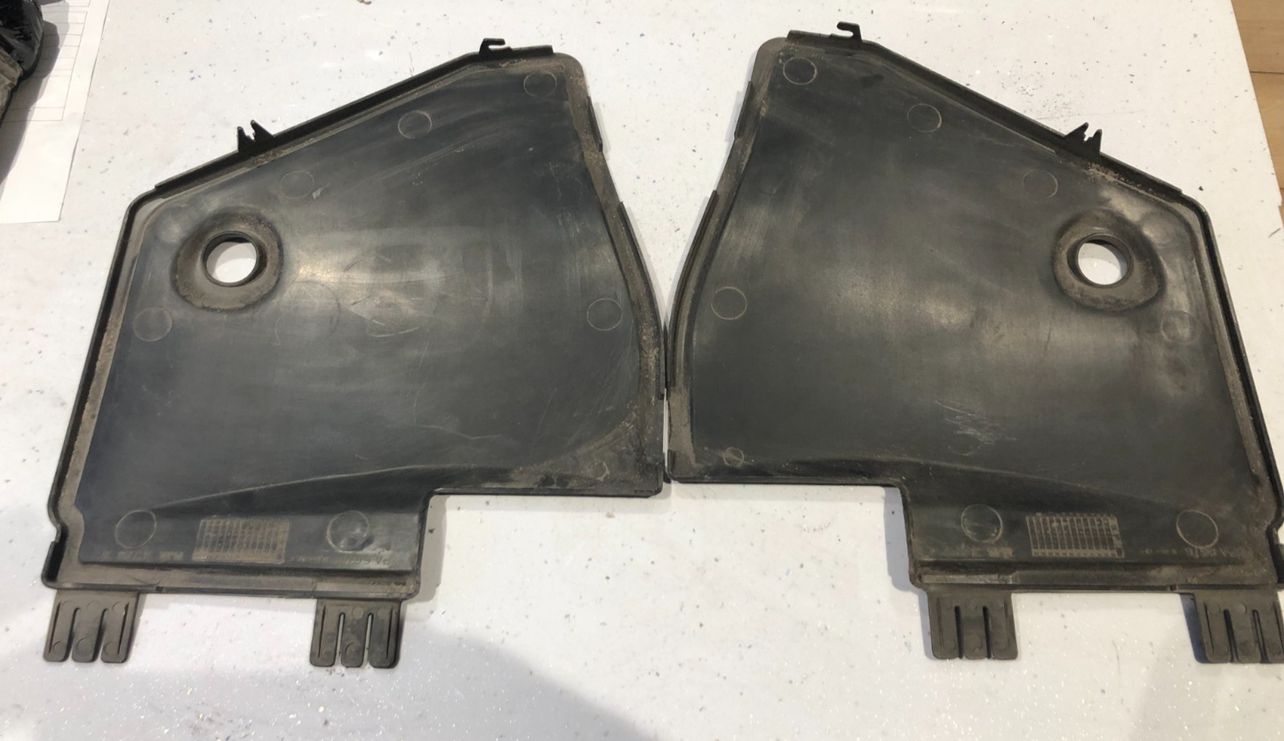 JAGUAR  XK8 XKR 1996-2006 UNDER BONNET BULKHEAD COVER PAIR