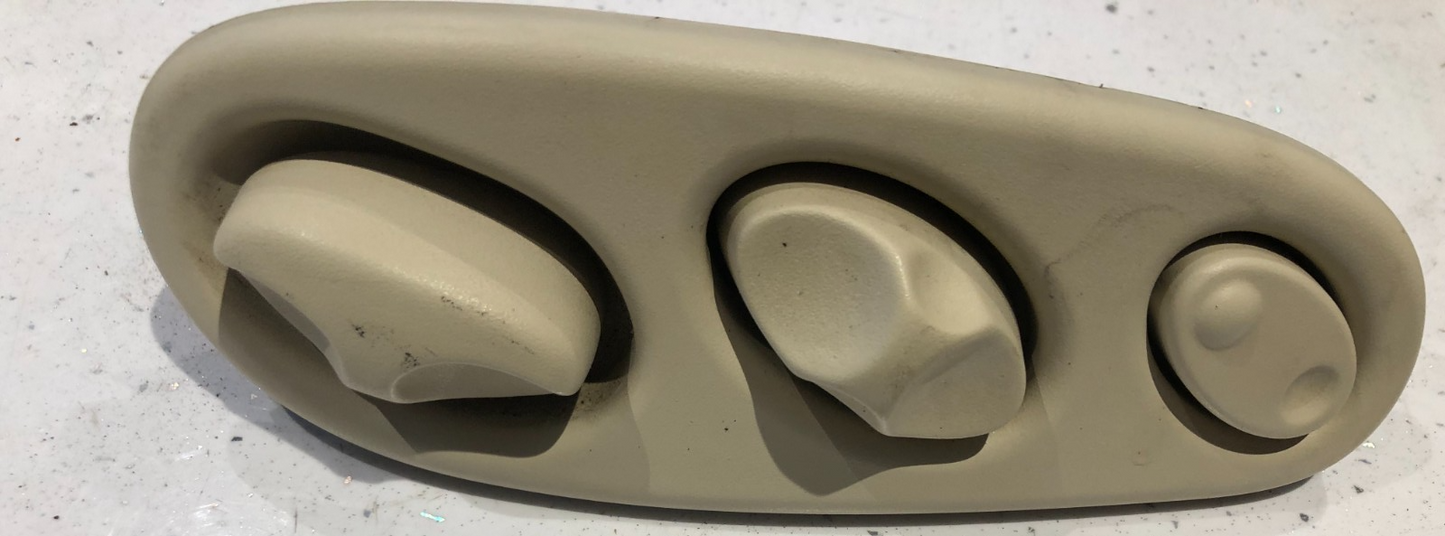 JAGUAR XK8 XKR 2000-2006 SEAT SWITCH FRONT LEFT CASHMERE (12-WAY)