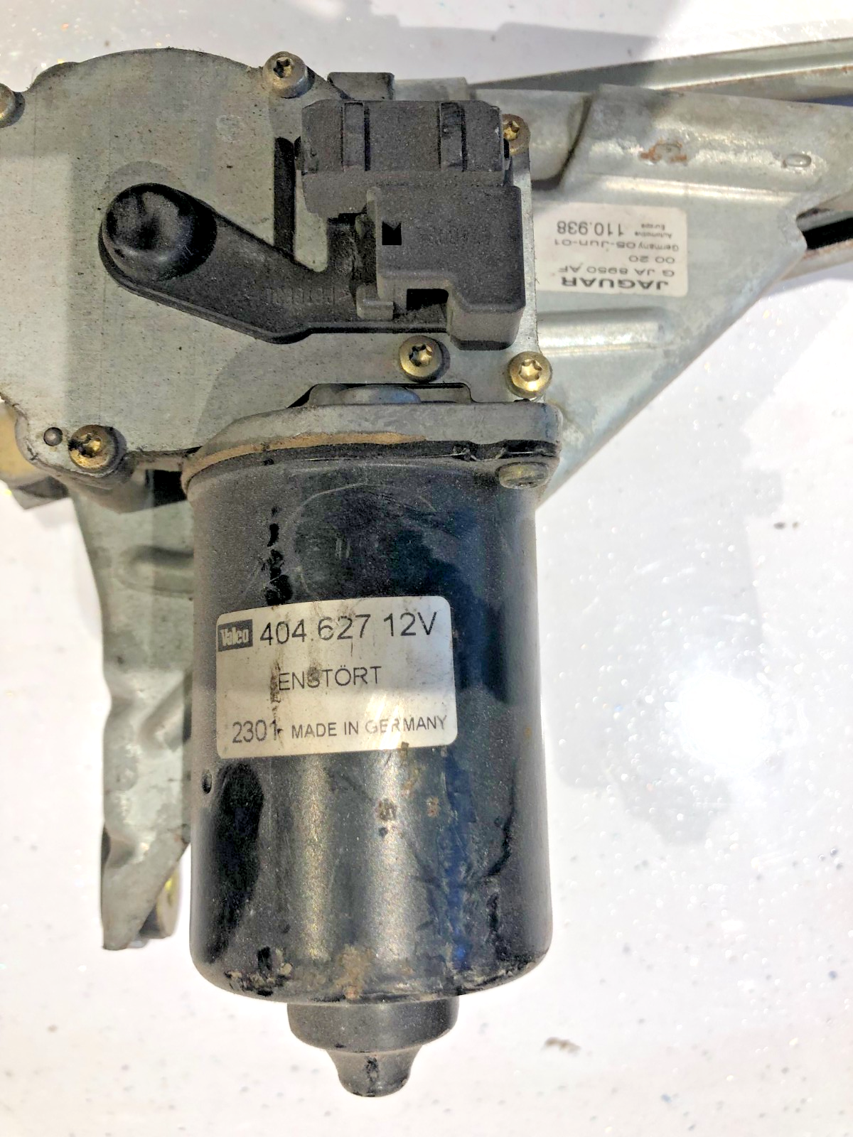 JAGUAR XK8 1996-2006 WIPER ASSEMBLY WIPER MOTOR & LINKAGE GJA8950/404.627