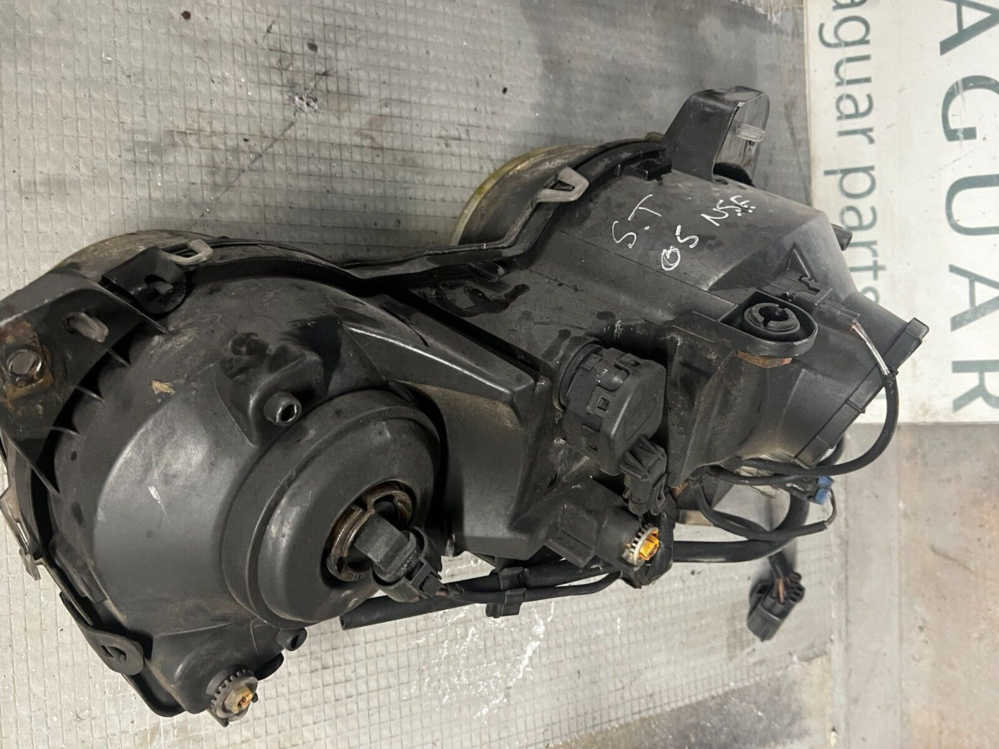 JAGUAR S-TYPE 1999-2007 PASSENGERS SIDE HEADLIGHT/LAMP + NEW ABS ADJUSTERS