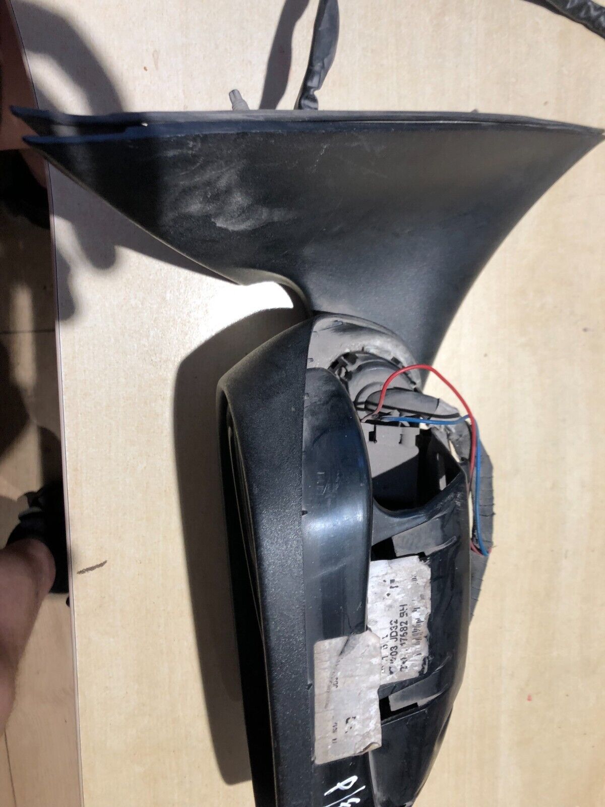 JAGUAR X TYPE DRIVERS RIGHT DOOR WING MIRROR POWERFOLD (7 WIRE)