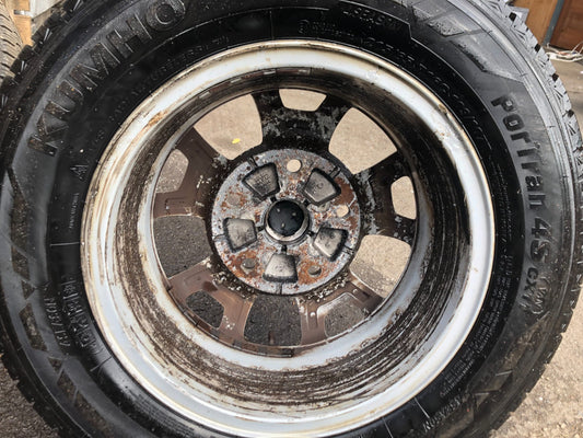 GENUINE FORD TRANSIT CUSTOM 2015 16" 10 SPOKE ALLOY WHEEL & very good tyre