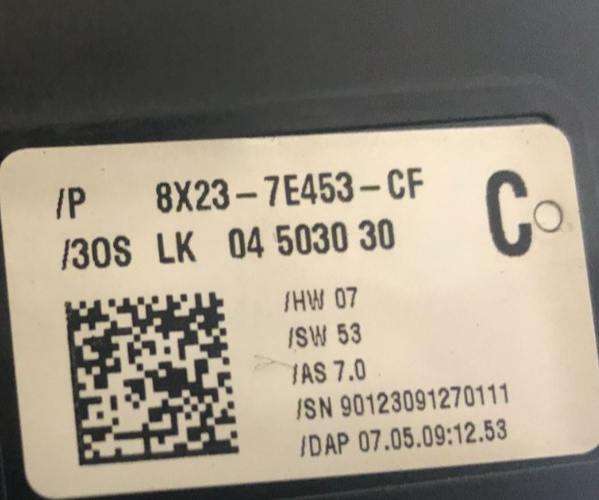 JAGUAR XF 2.7 Diesel /3.0 & 4.2 Petrol  2008-2010 TRANSMISSION SHIFT CONTROL