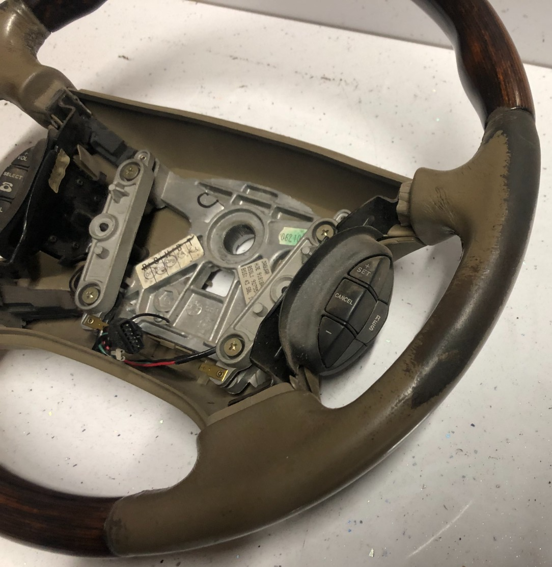 JAGUAR XK8 XKR 96-06 DASHBOARD TRIM SET WOOD/STEERING WHEEL