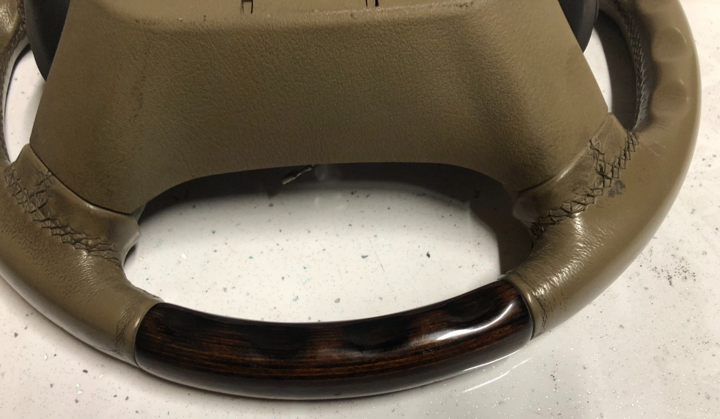 JAGUAR XK8 XKR 96-06 DASHBOARD TRIM SET WOOD/STEERING WHEEL