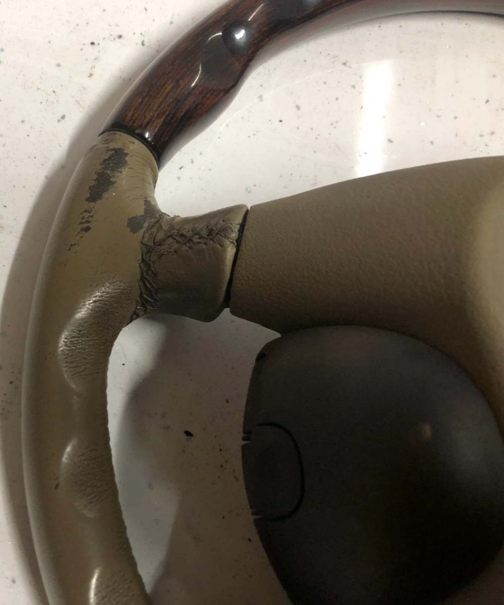 JAGUAR XK8 XKR 96-06 DASHBOARD TRIM SET WOOD/STEERING WHEEL