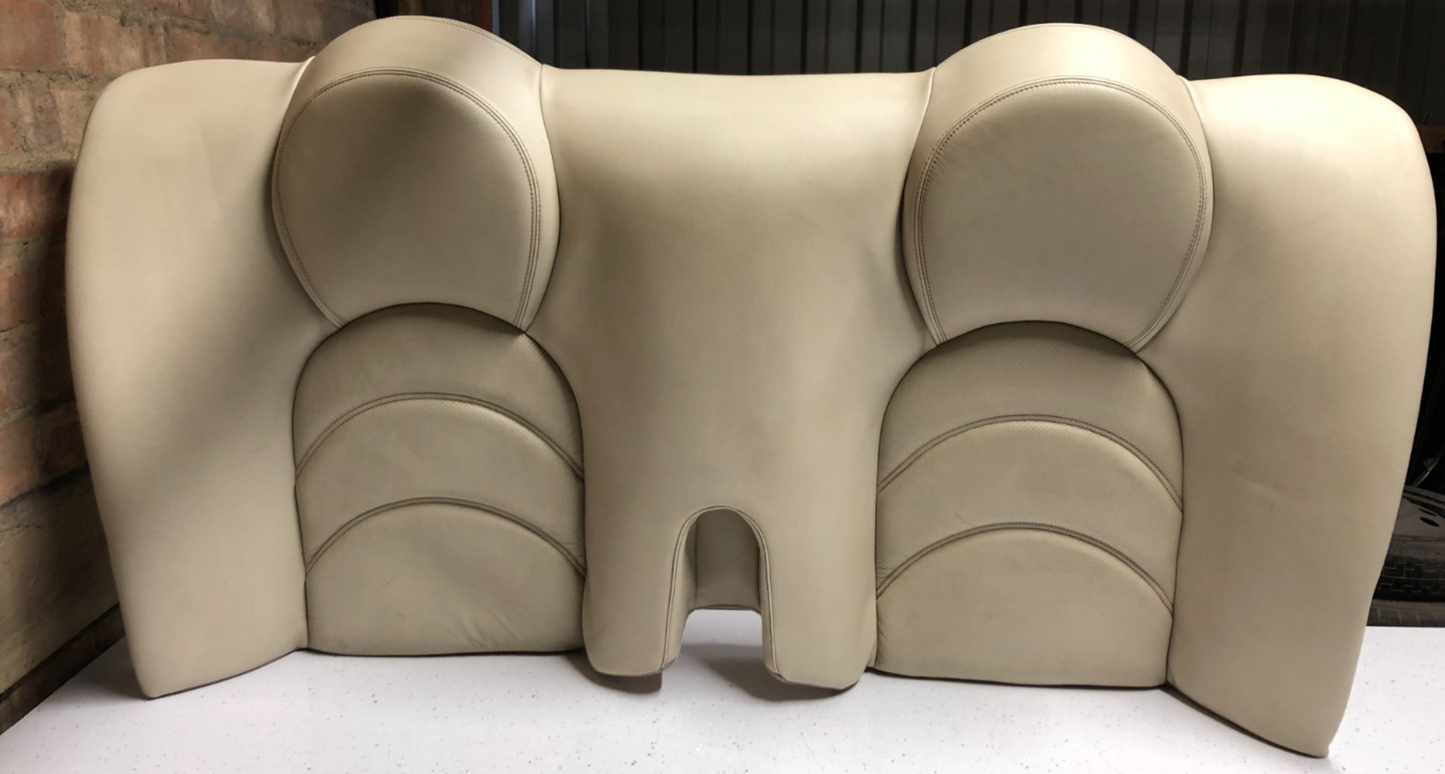 JAGUAR XK8 1996-2005 RECARO REAR INTERIOR LEATHER SEAT IN IVORY